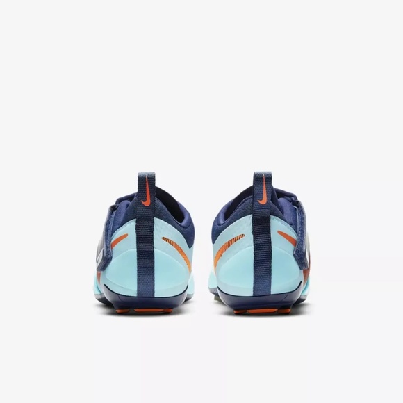 Nike Men's SuperRep Indoor Cycling Shoes 'Blue Void Copa Orange' CW2191-484 NIB - Picture 8 of 9